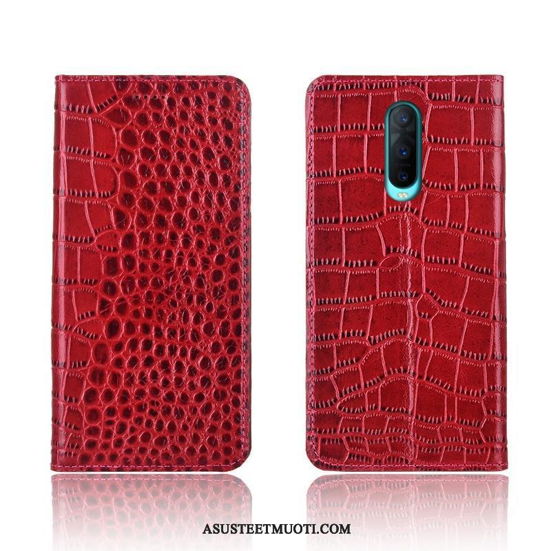 Oppo Rx17 Pro Kuoret Murtumaton All Inclusive Kotelo Krokotiili Suojaus