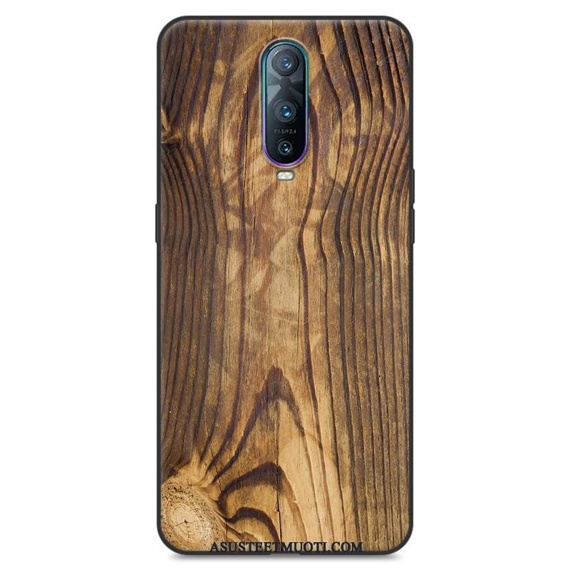 Oppo Rx17 Pro Kuori Kuoret Murtumaton Puulajit Suojaus Yksinkertainen Puhelimen