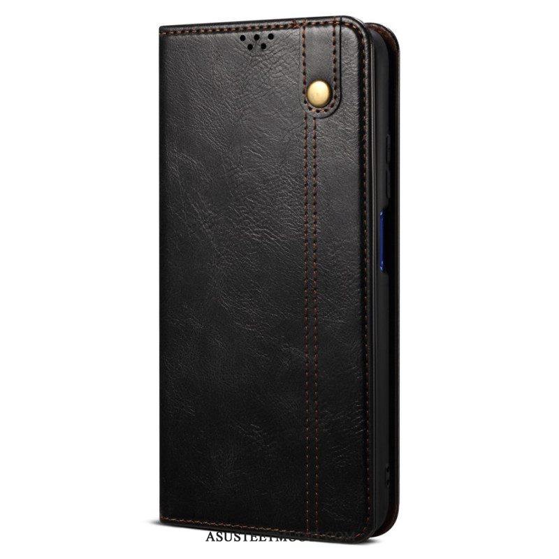 Puhelinkuoret Honor 50 Pro Kotelot Flip Pro Waxed Faux Leather