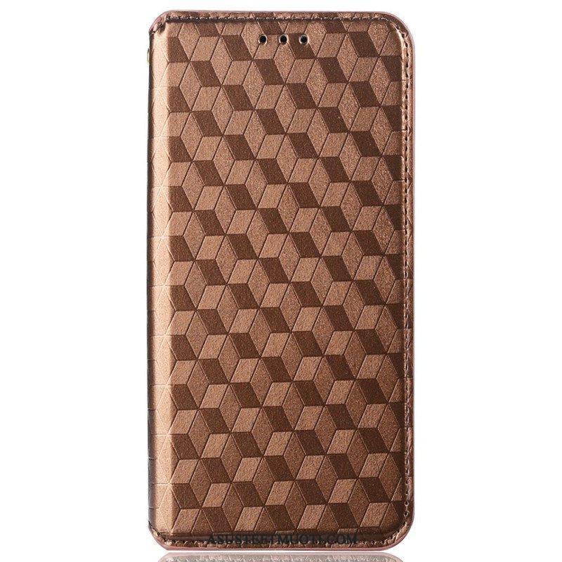 Puhelinkuoret Honor 70 Kotelot Flip 3d Kuutiot