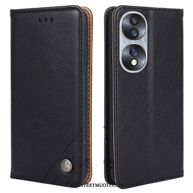 Puhelinkuoret Honor 70 Kotelot Flip Koristeelliset Niitit