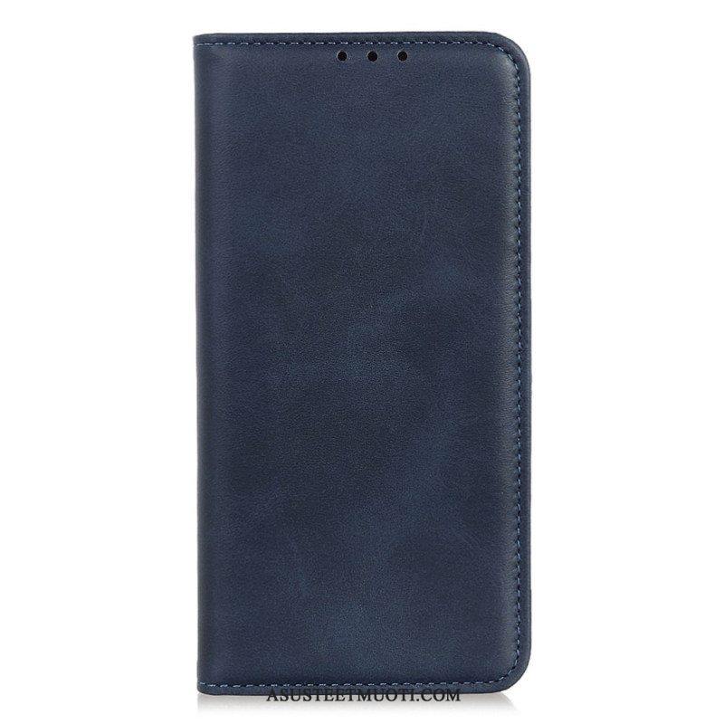 Puhelinkuoret Motorola Edge 40 Pro Kotelot Flip Elegance Haljattu Nahka