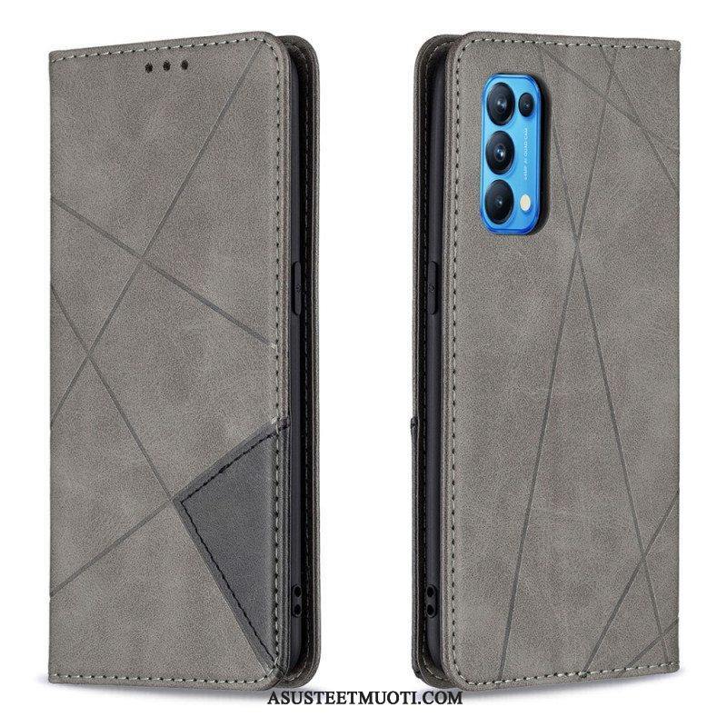 Puhelinkuoret Oppo Find X3 Lite Kotelot Flip Taiteilija Tyyli