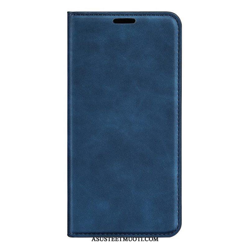 Puhelinkuoret Oppo Find X5 Lite Kotelot Flip Pelkkä Keinonahka