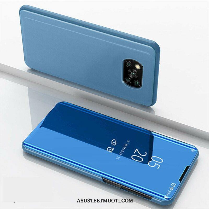Puhelinkuoret Poco X3 / X3 Pro / X3 NFC Peili Ja Keinonahka