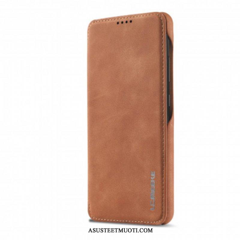 Puhelinkuoret Samsung Galaxy A52 4G / A52 5G / A52s 5G Kotelot Flip Lc.imeeke Nahkaefekti