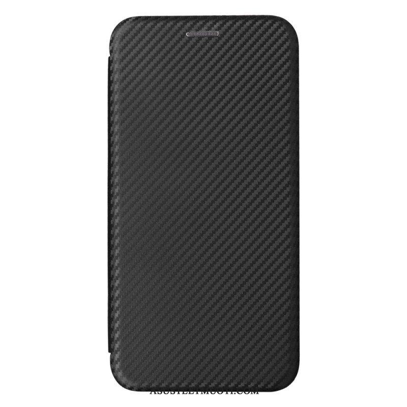 Puhelinkuoret Samsung Galaxy A54 5G Kotelot Flip Värillinen Hiilikuitu