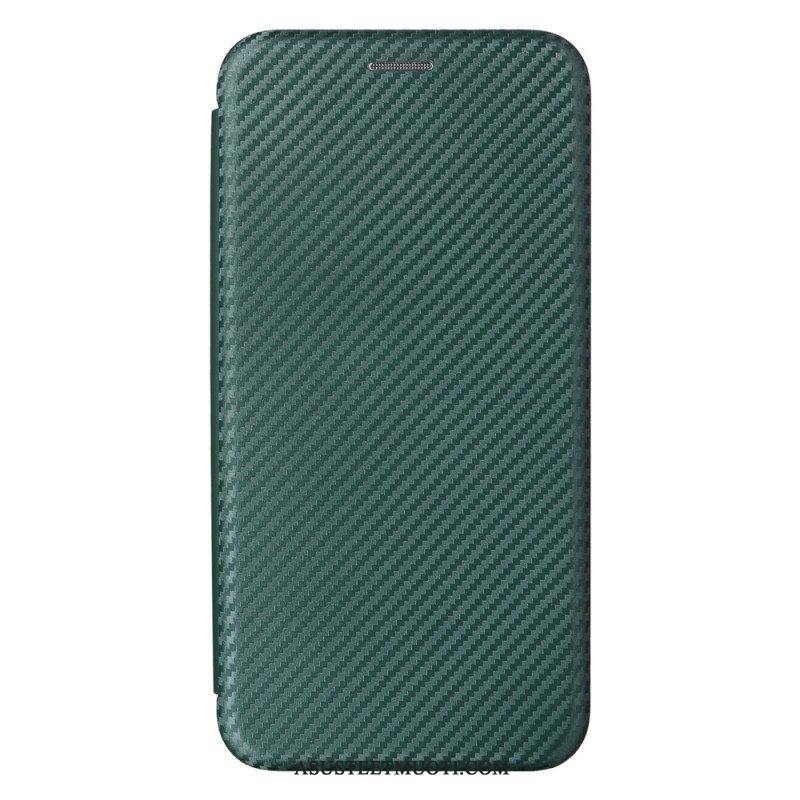 Puhelinkuoret Samsung Galaxy A54 5G Kotelot Flip Värillinen Hiilikuitu