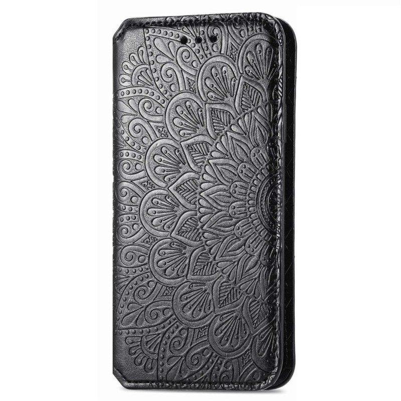 Puhelinkuoret Samsung Galaxy S22 Ultra 5G Kotelot Flip Mandala