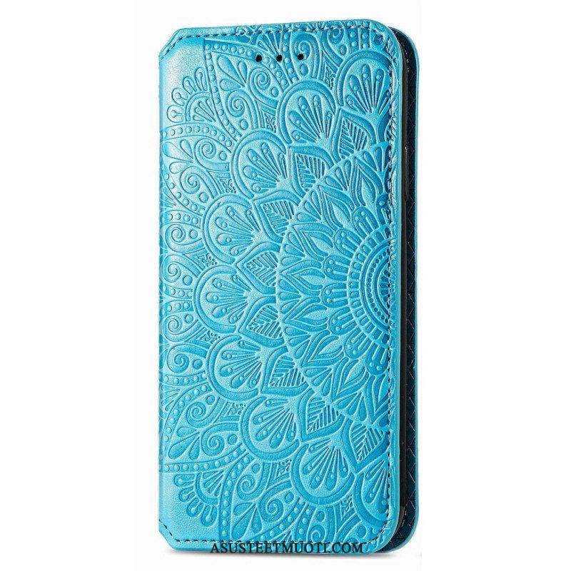 Puhelinkuoret Samsung Galaxy S22 Ultra 5G Kotelot Flip Mandala