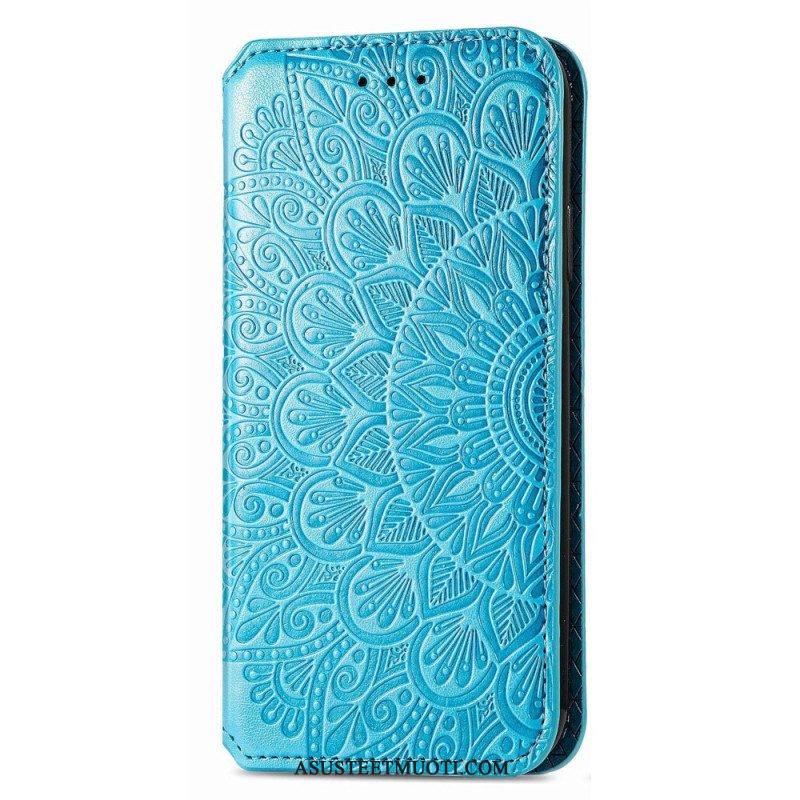 Puhelinkuoret Samsung Galaxy S22 Ultra 5G Kotelot Flip Mandala