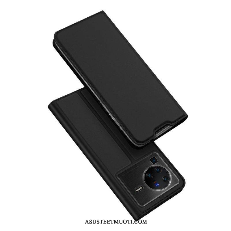 Puhelinkuoret Vivo X80 Pro Kotelot Flip Skin-pro-sarja Dux Ducis