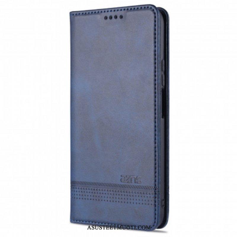 Puhelinkuoret Vivo Y72 5G Kotelot Flip Azns-nahkamuotoilu