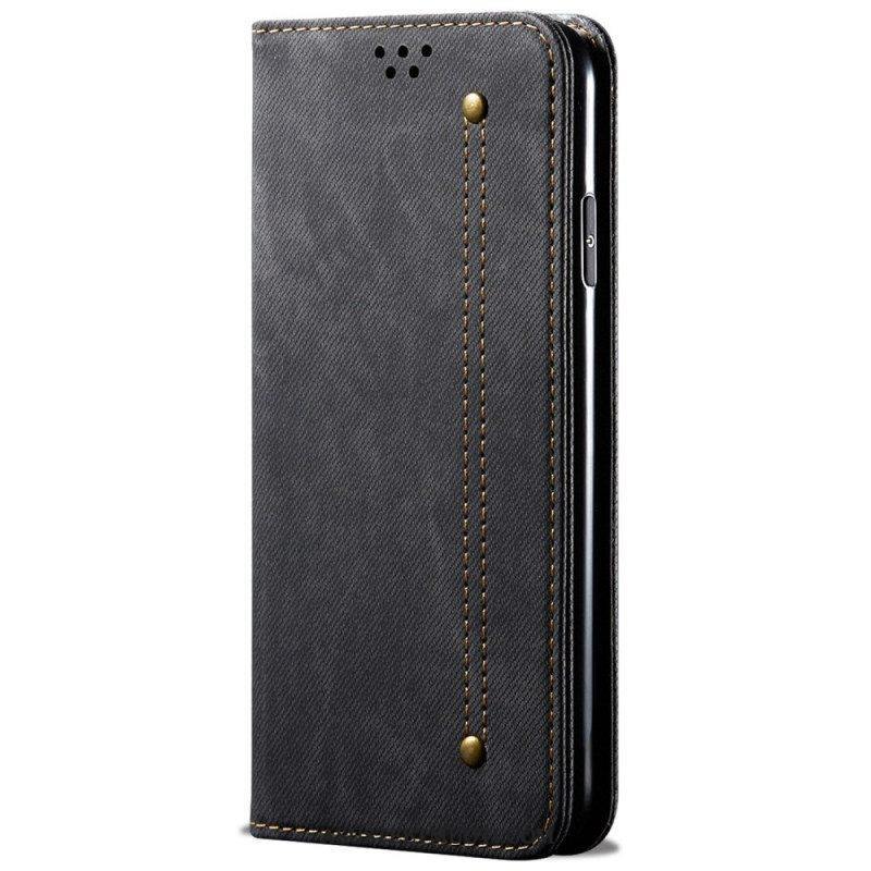 Puhelinkuoret Xiaomi Redmi Note 11 / 11S Kotelot Flip Denim Kangas