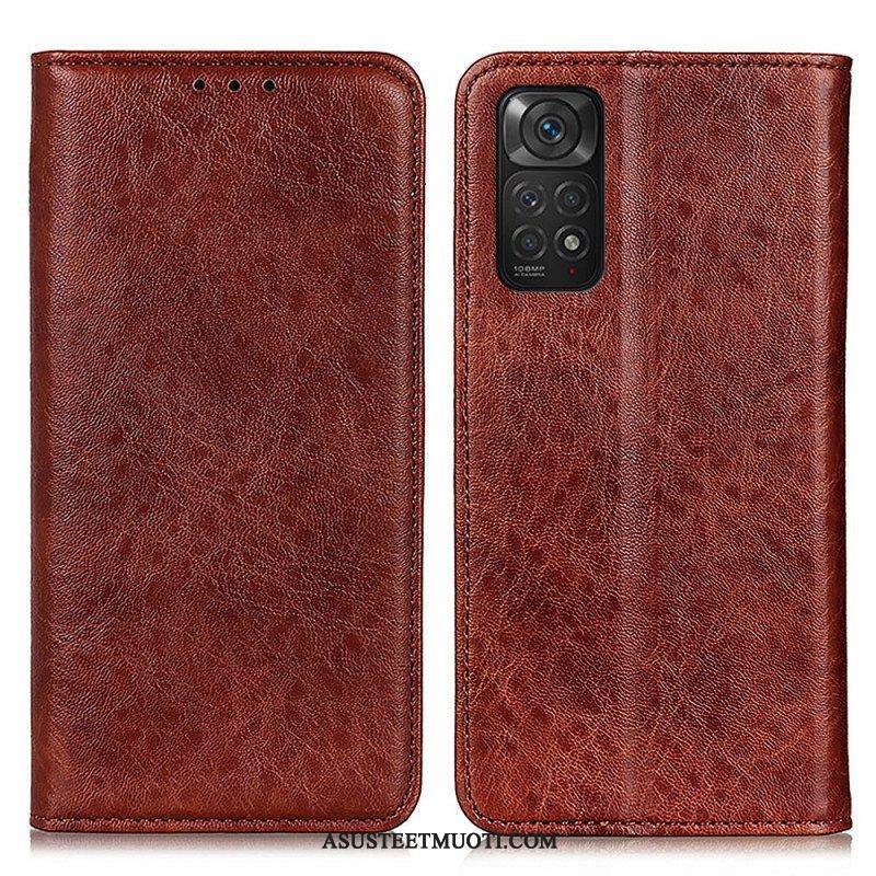 Puhelinkuoret Xiaomi Redmi Note 11 / 11S Kotelot Flip Nahan Rakenne