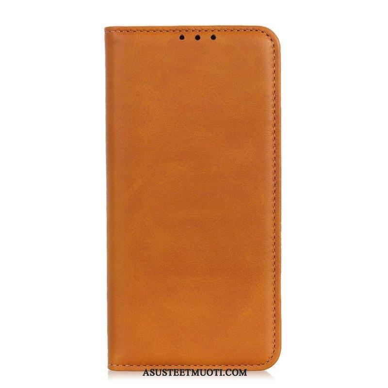 Puhelinkuoret Xiaomi Redmi Note 12 Pro Plus Kotelot Flip Klassinen Haljattu Nahka