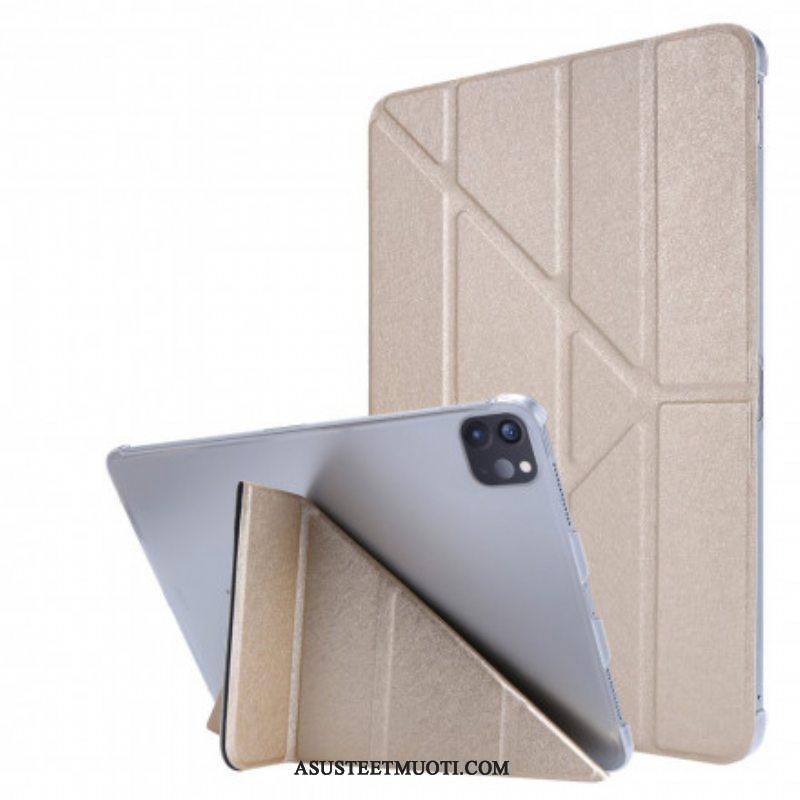 Puhelinkuoret iPad Pro 12.9" (2022) Keinonahka Silkkitekstuuri