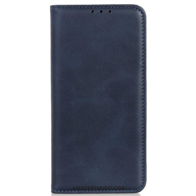 Puhelinkuoret iPhone 14 Kotelot Flip Elegance Haljattu Nahka