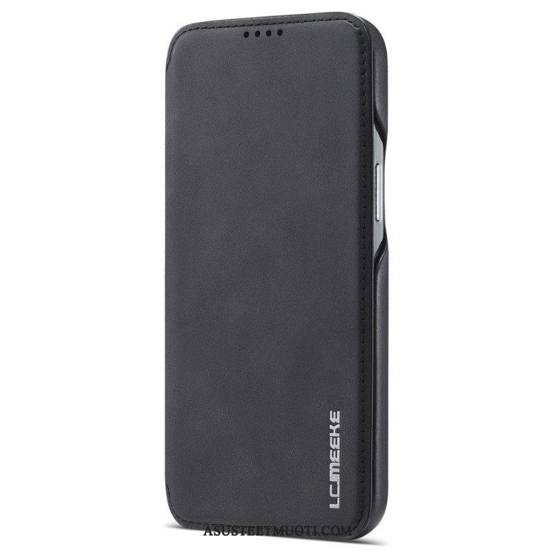 Puhelinkuoret iPhone 14 Kotelot Flip Lc.imeeke Nahkaefekti