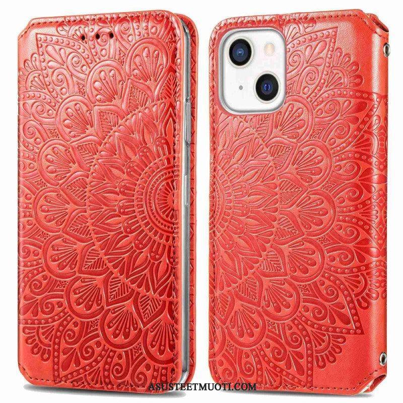 Puhelinkuoret iPhone 14 Plus Kotelot Flip Mandala