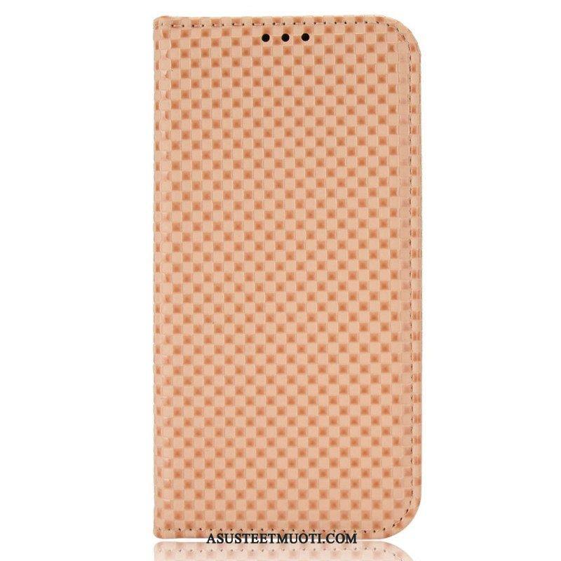 Puhelinkuoret iPhone 14 Pro Kotelot Flip Teksturoitu