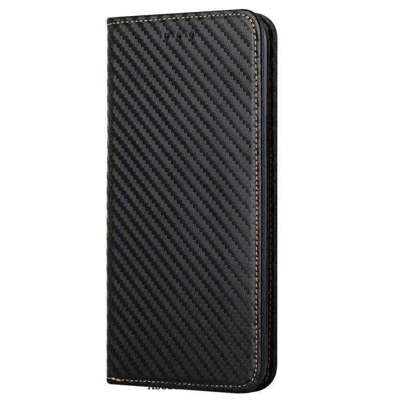 Puhelinkuoret iPhone 14 Pro Suojaketju Kuori Kotelot Flip Strappy Carbon Fiber Style