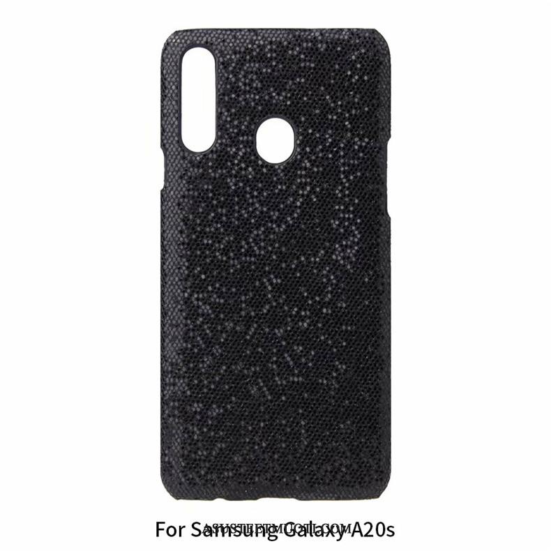Samsung Galaxy A20s Kuoret Kevyt Pesty Suede Leopardi Suojaus Tide-brändi