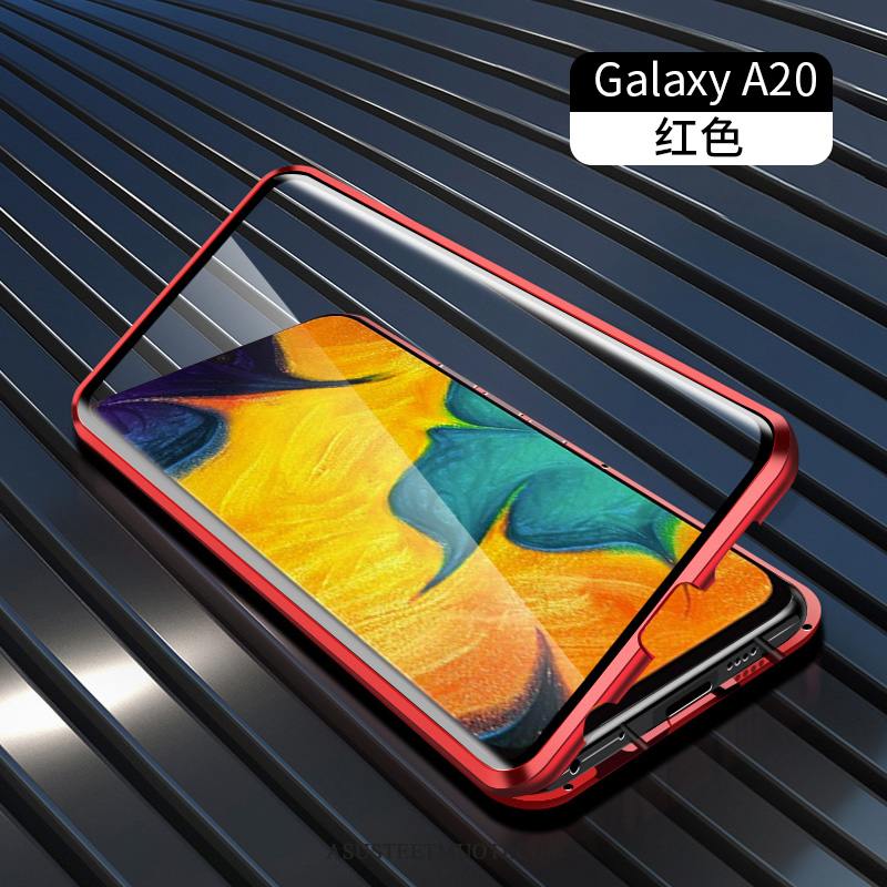 Samsung Galaxy A20s Kuoret Puhelimen Lasi Kaksipuolinen Kuori Vihreä