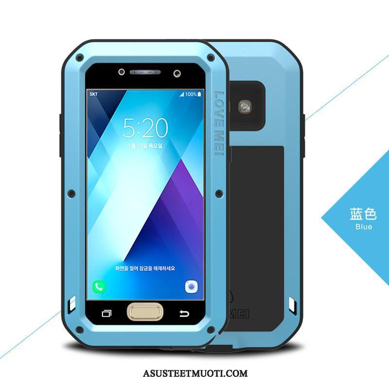 Samsung Galaxy A3 2017 Kuoret Puhelimen Suojaus Kehys Sininen All Inclusive