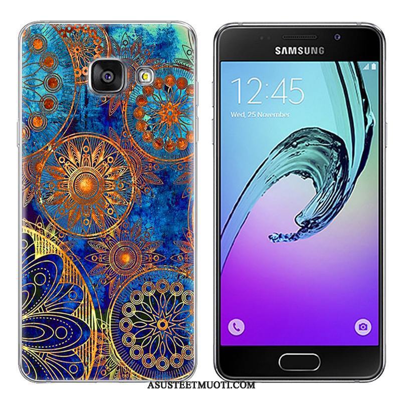 Samsung Galaxy A3 2017 Kuoret Violetti Uusi Maalaus Kotelo Tähti