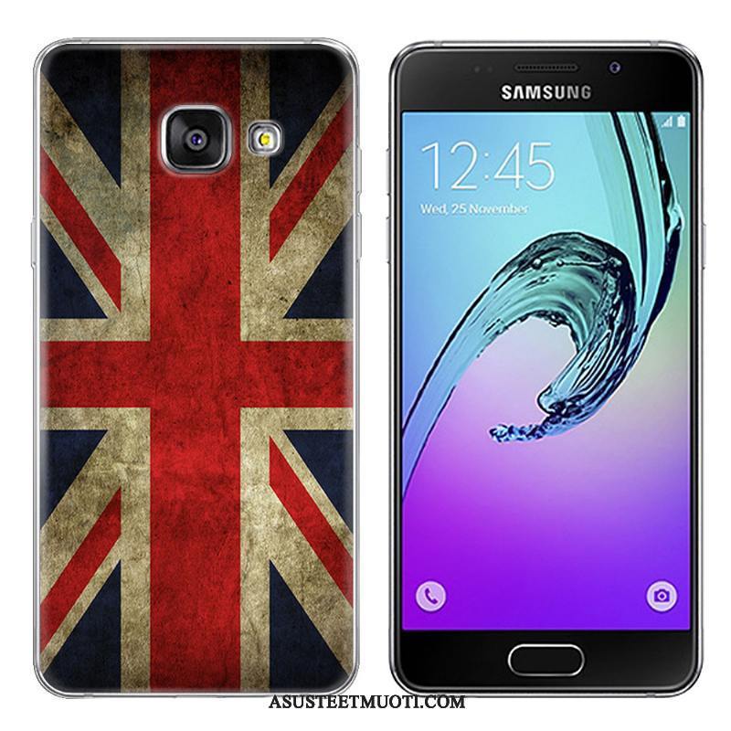Samsung Galaxy A3 2017 Kuoret Violetti Uusi Maalaus Kotelo Tähti