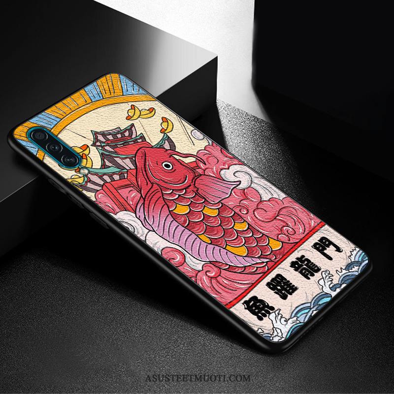 Samsung Galaxy A30s Kuoret Persoonallisuus Puhelimen Kohokuviointi Silikoni Nahka