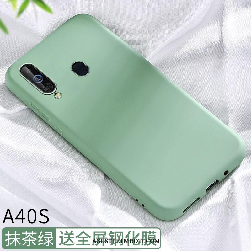 Samsung Galaxy A40s Kuoret Rakastunut Persoonallisuus Silikoni Yksinkertainen Suojaus