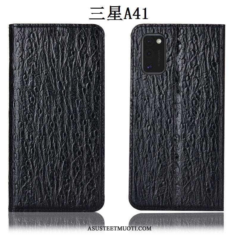 Samsung Galaxy A41 Kuori Kuoret All Inclusive Murtumaton Tähti Kotelo Lintu