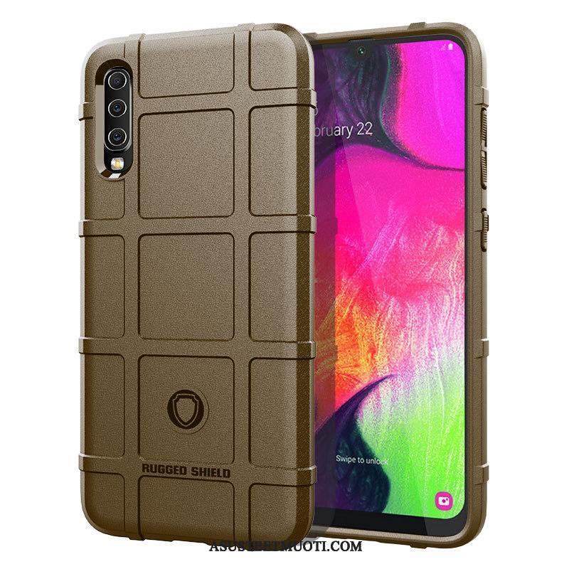 Samsung Galaxy A50 Kuoret Kotelo Murtumaton Tähti Pesty Suede Kuori