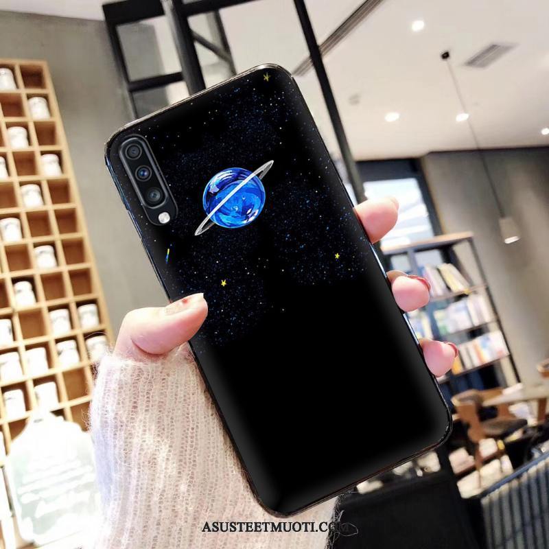 Samsung Galaxy A50 Kuoret Persoonallisuus Murtumaton Kotelo Musta Tähti