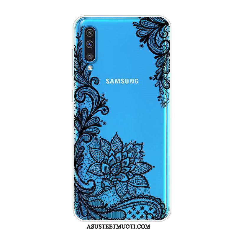 Samsung Galaxy A50 Kuori Kuoret All Inclusive Suojaus Pehmeä Neste Sininen Murtumaton