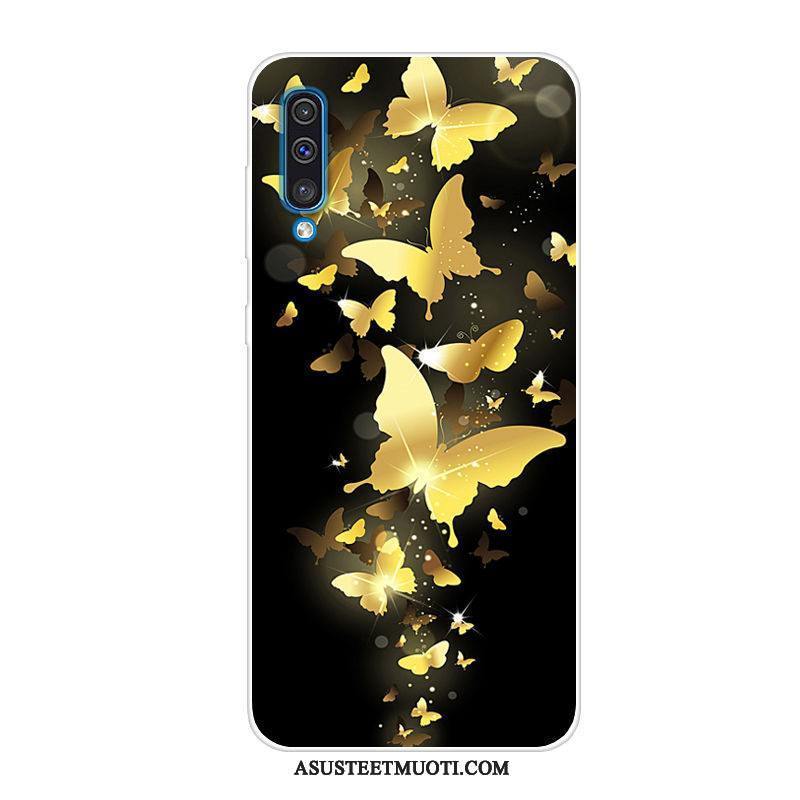 Samsung Galaxy A50 Kuori Kuoret All Inclusive Suojaus Pehmeä Neste Sininen Murtumaton