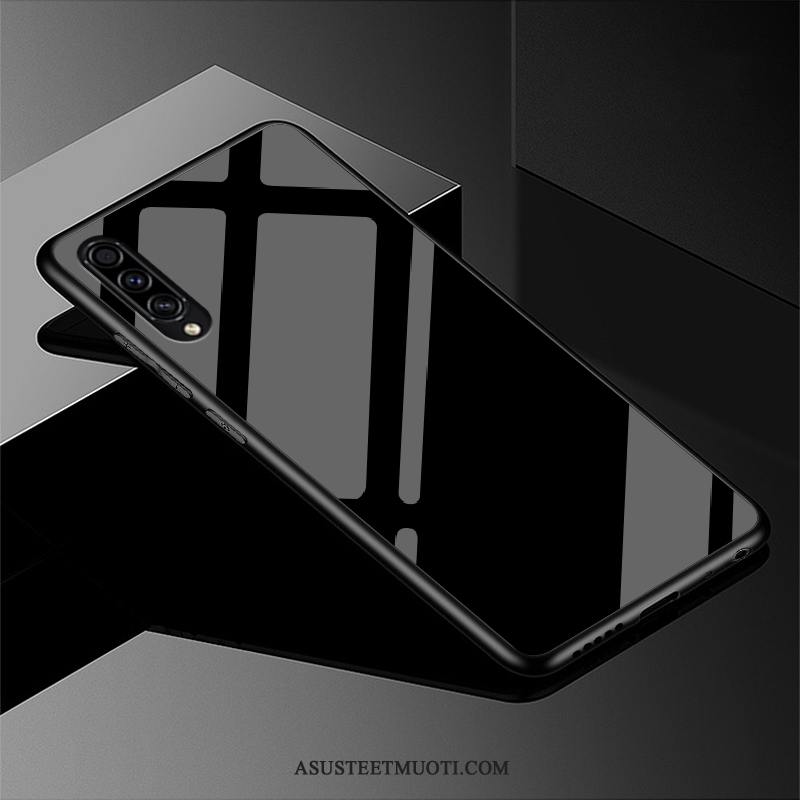 Samsung Galaxy A50s Kuori Kuoret Yksinkertainen Musta Ylellisyys Tila Puhelimen