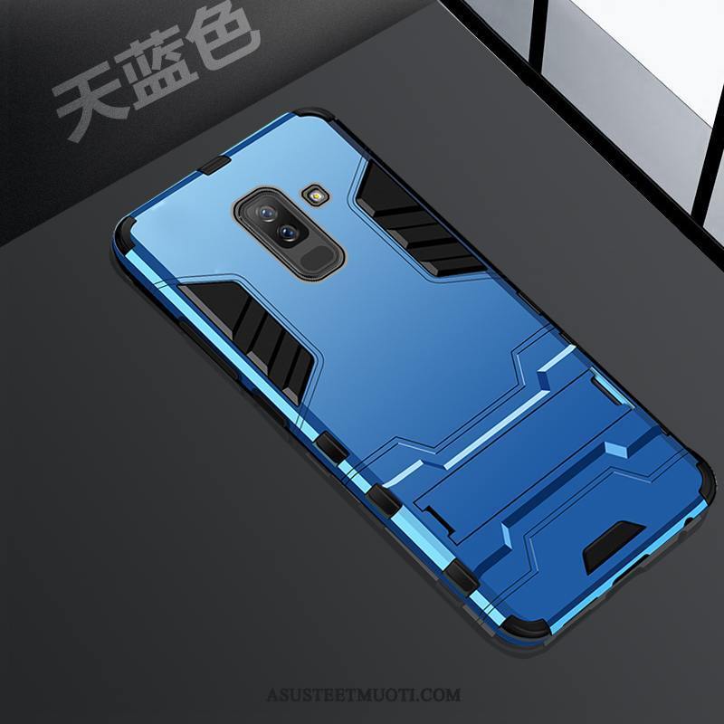 Samsung Galaxy A6+ Kuori Kuoret Luova Kova Murtumaton Sininen