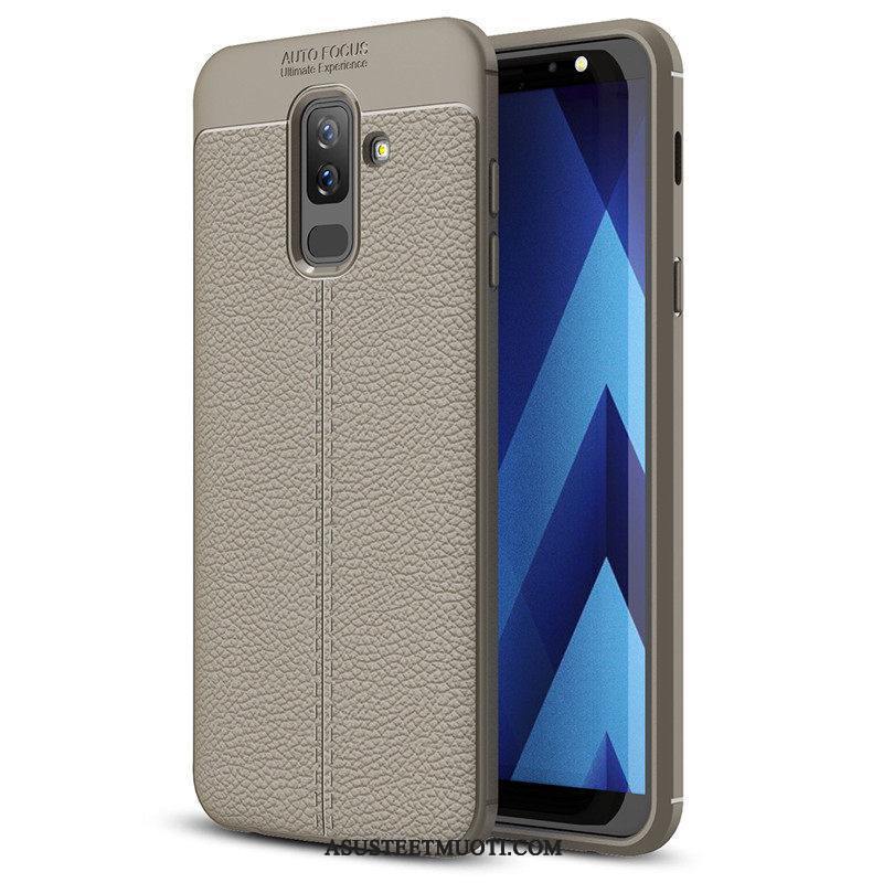 Samsung Galaxy A6+ Kuori Kuoret Nahka Litsi All Inclusive Tähti Kotelo