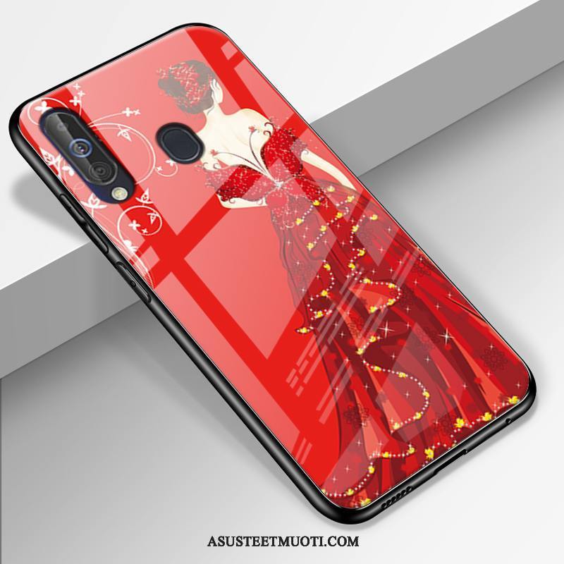 Samsung Galaxy A60 Kuoret Sideharso Muokata Suojaus Silikoni Pesty Suede