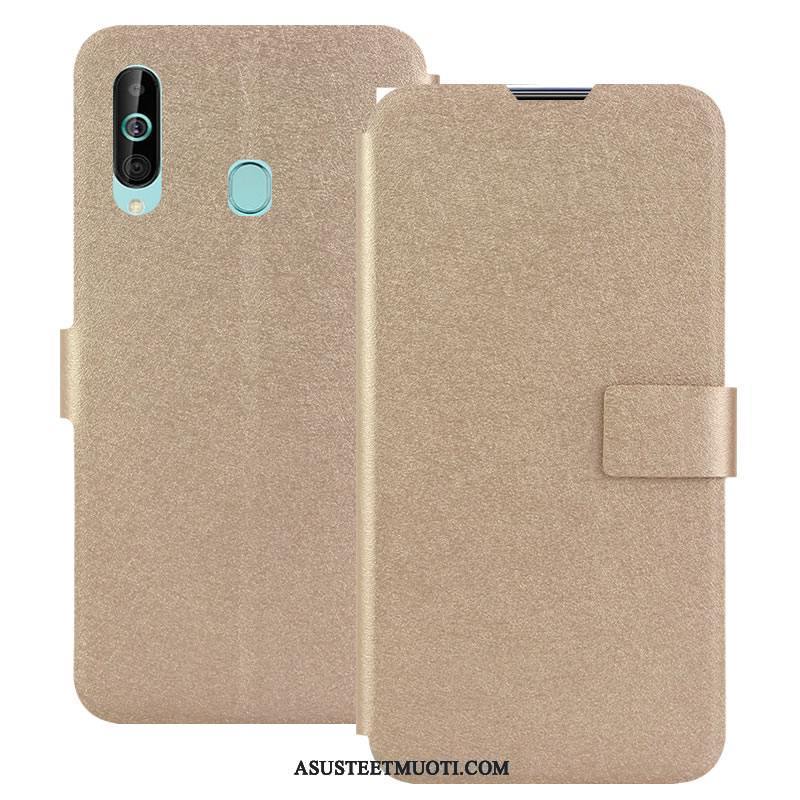 Samsung Galaxy A60 Kuori Kuoret Kotelo Tähti Nahkakotelo Niitti Suojaus