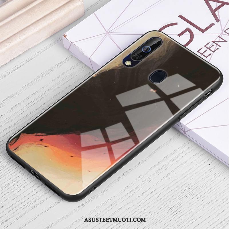 Samsung Galaxy A60 Kuori Kuoret Puhelimen Kotelo Öljyvärimaalaus Sininen