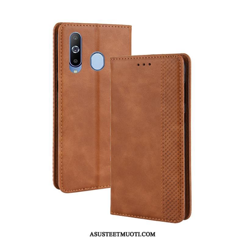 Samsung Galaxy A60 Kuori Kuoret Salkku Puhelimen Kotelo Sininen