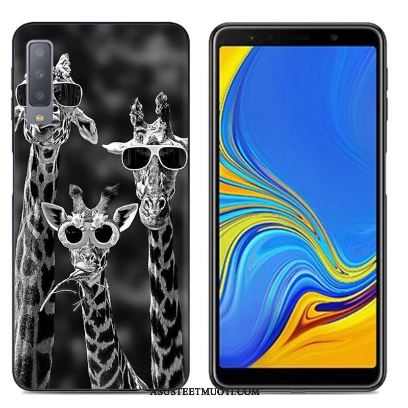 Samsung Galaxy A7 Kuoret Kotelo Tähti Murtumaton Luova Suojaus