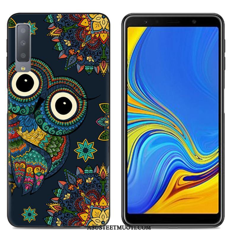 Samsung Galaxy A7 Kuoret Kotelo Tähti Murtumaton Luova Suojaus