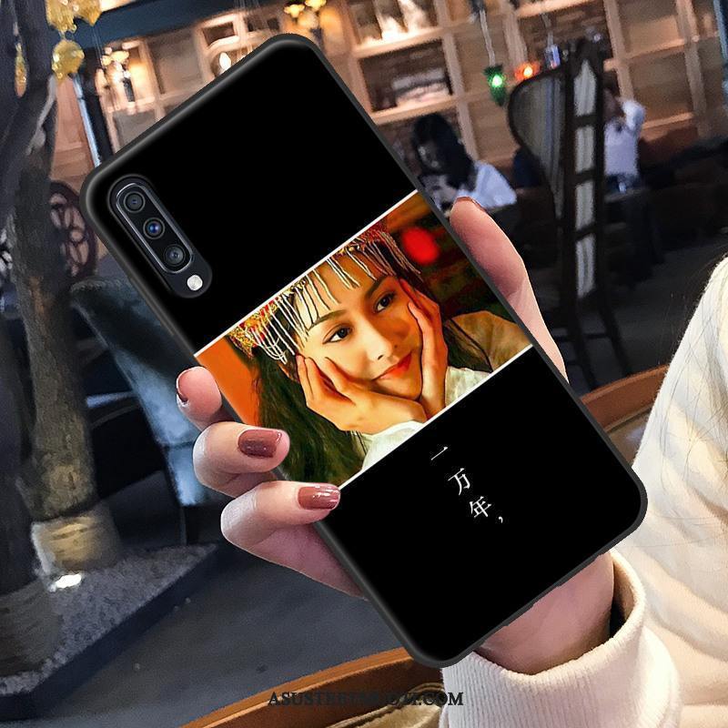 Samsung Galaxy A70 Kuoret Pehmeä Neste Suojaus Puhelimen Kuori Punainen