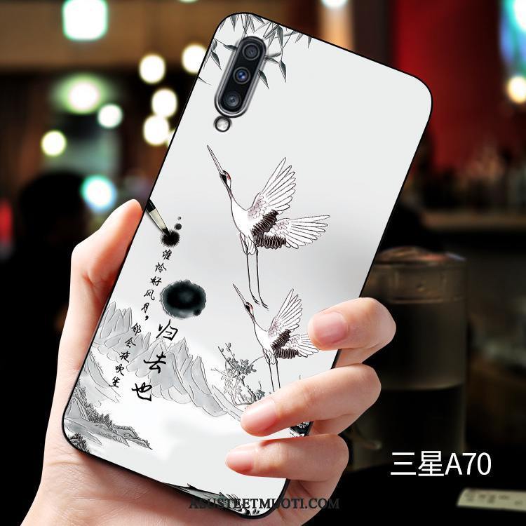 Samsung Galaxy A70 Kuoret Silikoni Kohokuviointi Tähti Luova Murtumaton
