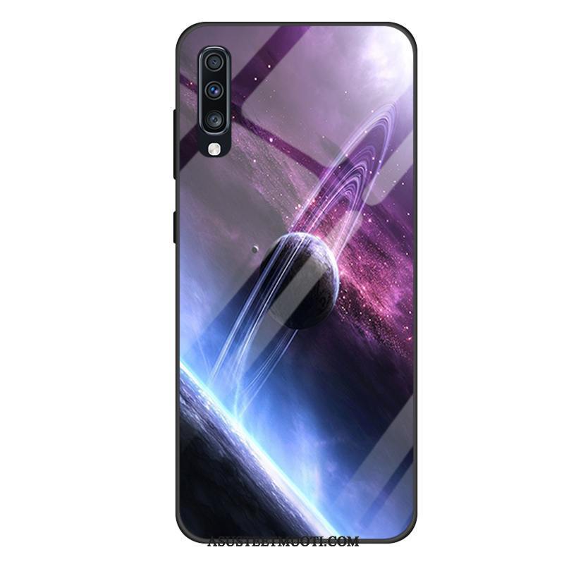 Samsung Galaxy A70 Kuoret Suuntaus Puhelimen Lasi Violetti Net Red